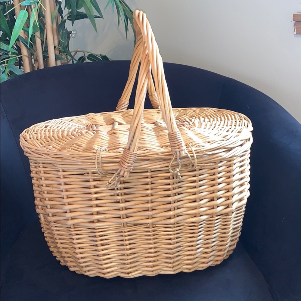 Woven Wicker Basket